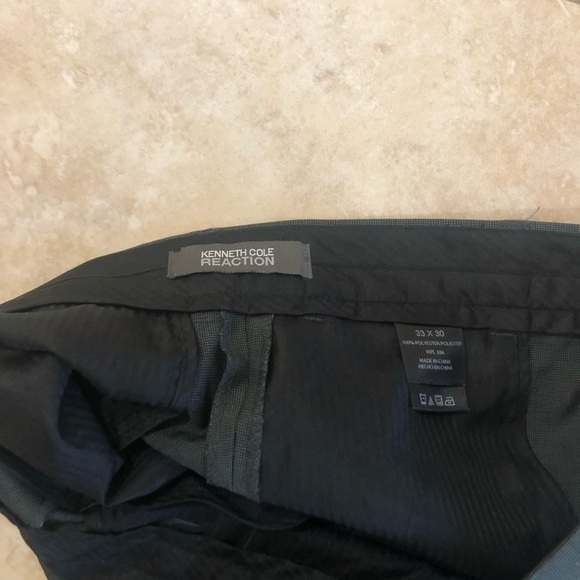 Kenneth Cole Reaction Green Mens Dress Pants.  Size 33X30 - Picture 3 of 3
